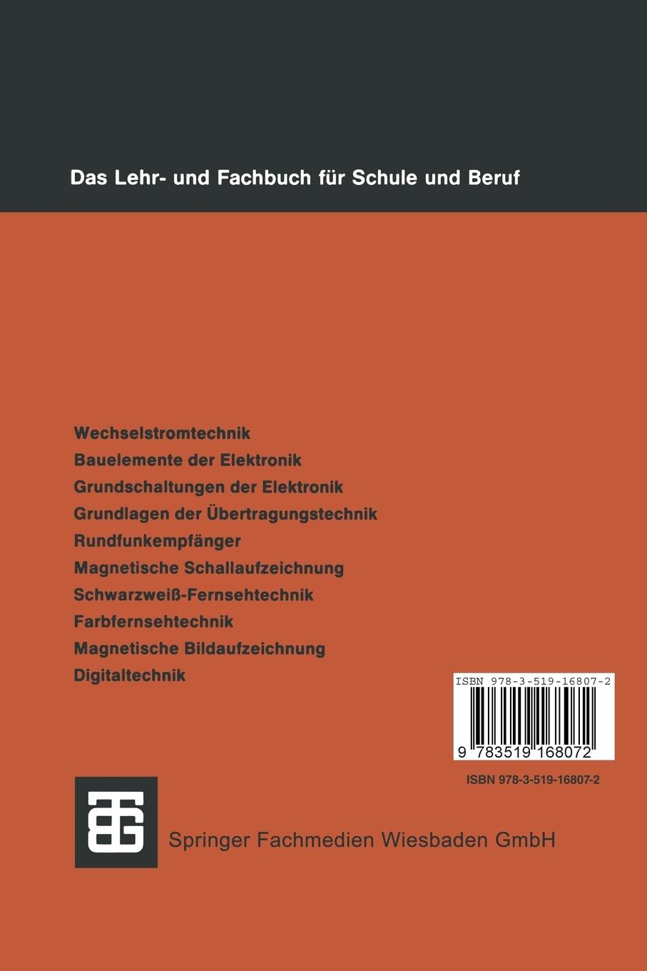 Rückseitencover Elektro-Fachkunde