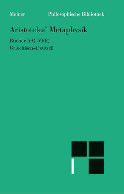 Vorderes Coverbild Metaphysik 1 (Kt)