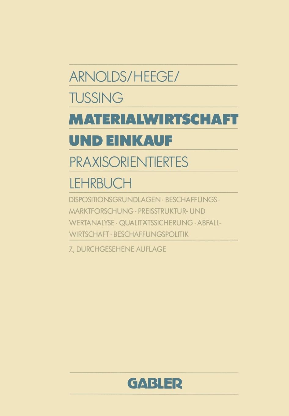 Vorderes Coverbild Materialwirtschaft und Einkauf
