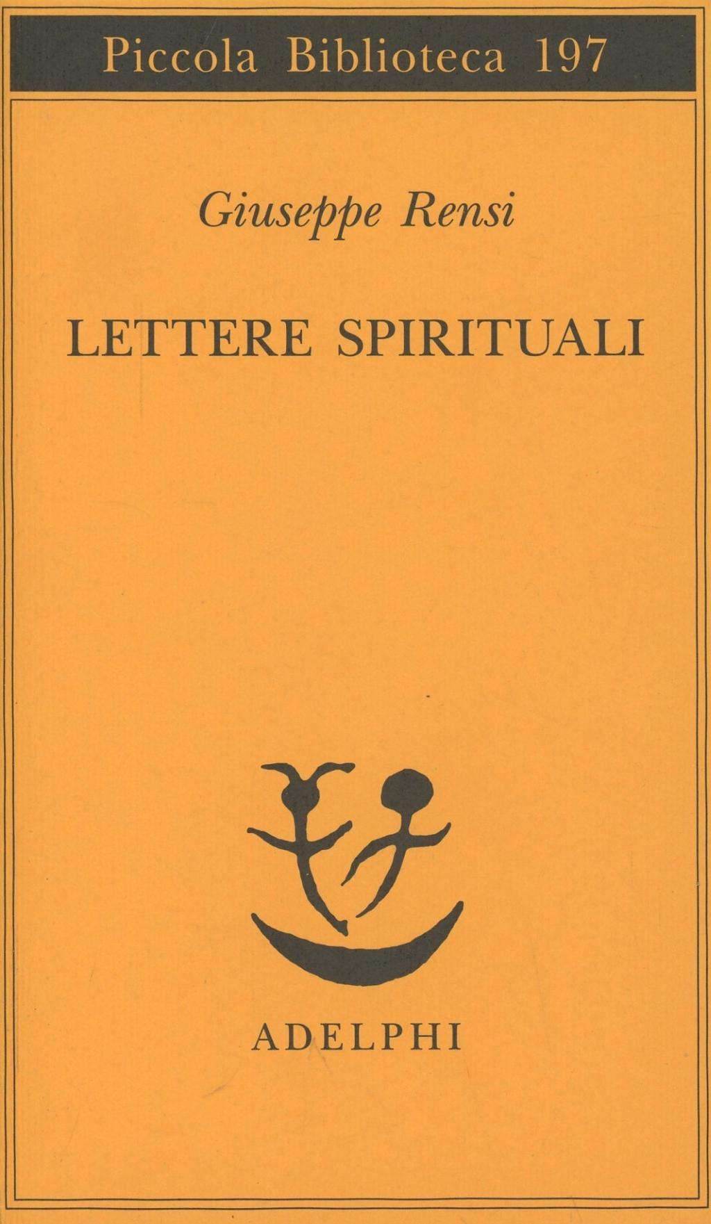 Vorderes Coverbild Lettere spirituali