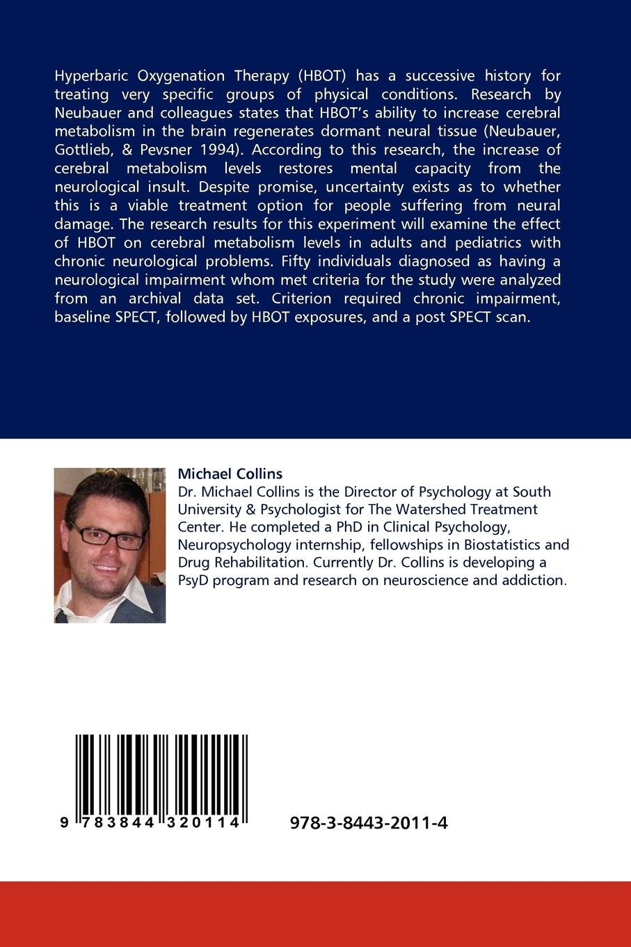 Rückseitencover The Use of Hyperbaric Oxygenation Therapy