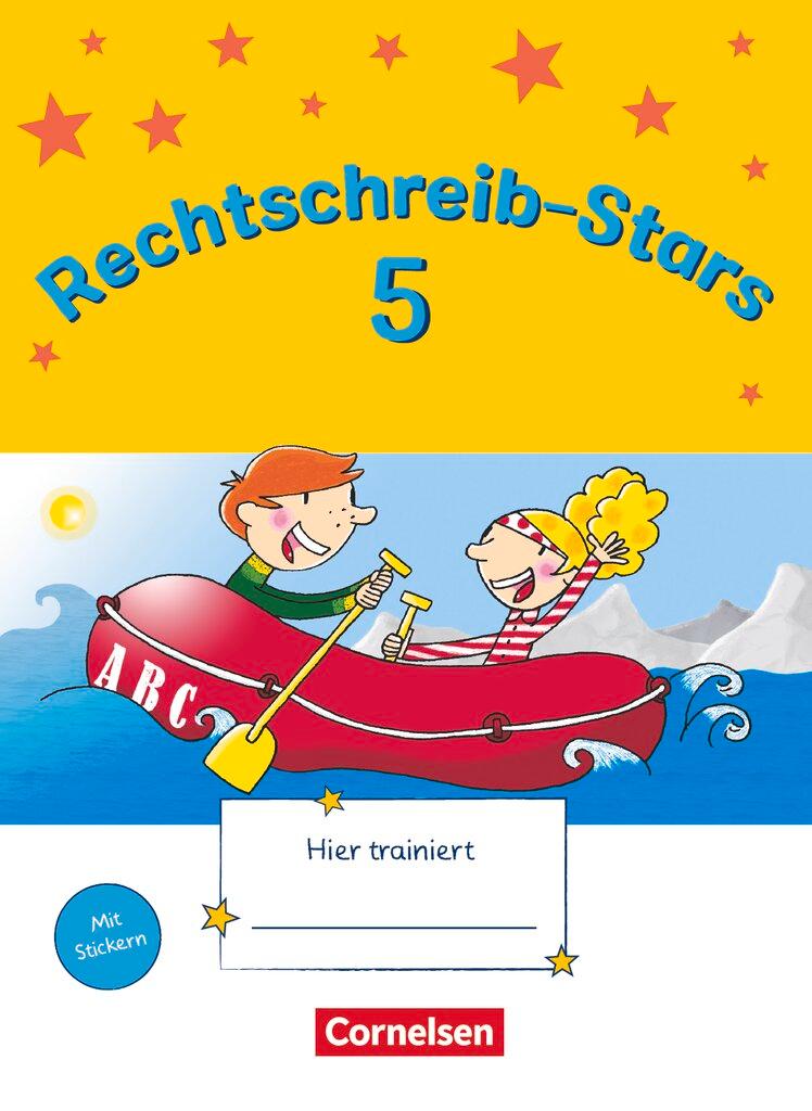 Vorderes Coverbild Rechtschreib-Stars 5. Schuljahr. Übungsheft