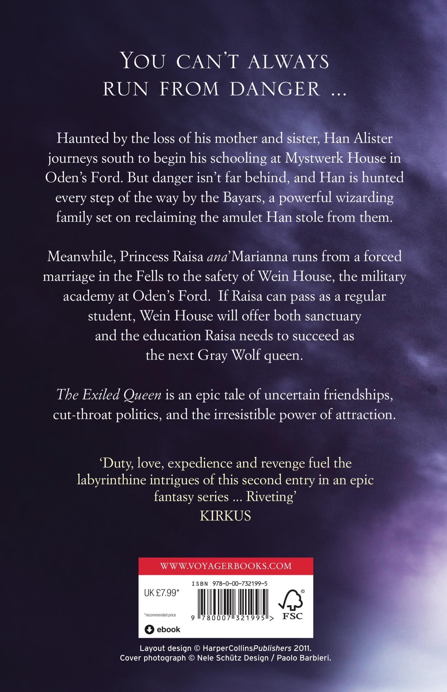 Rückseitencover The Exiled Queen