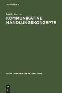 Vorderes Coverbild Kommunikative Handlungskonzepte