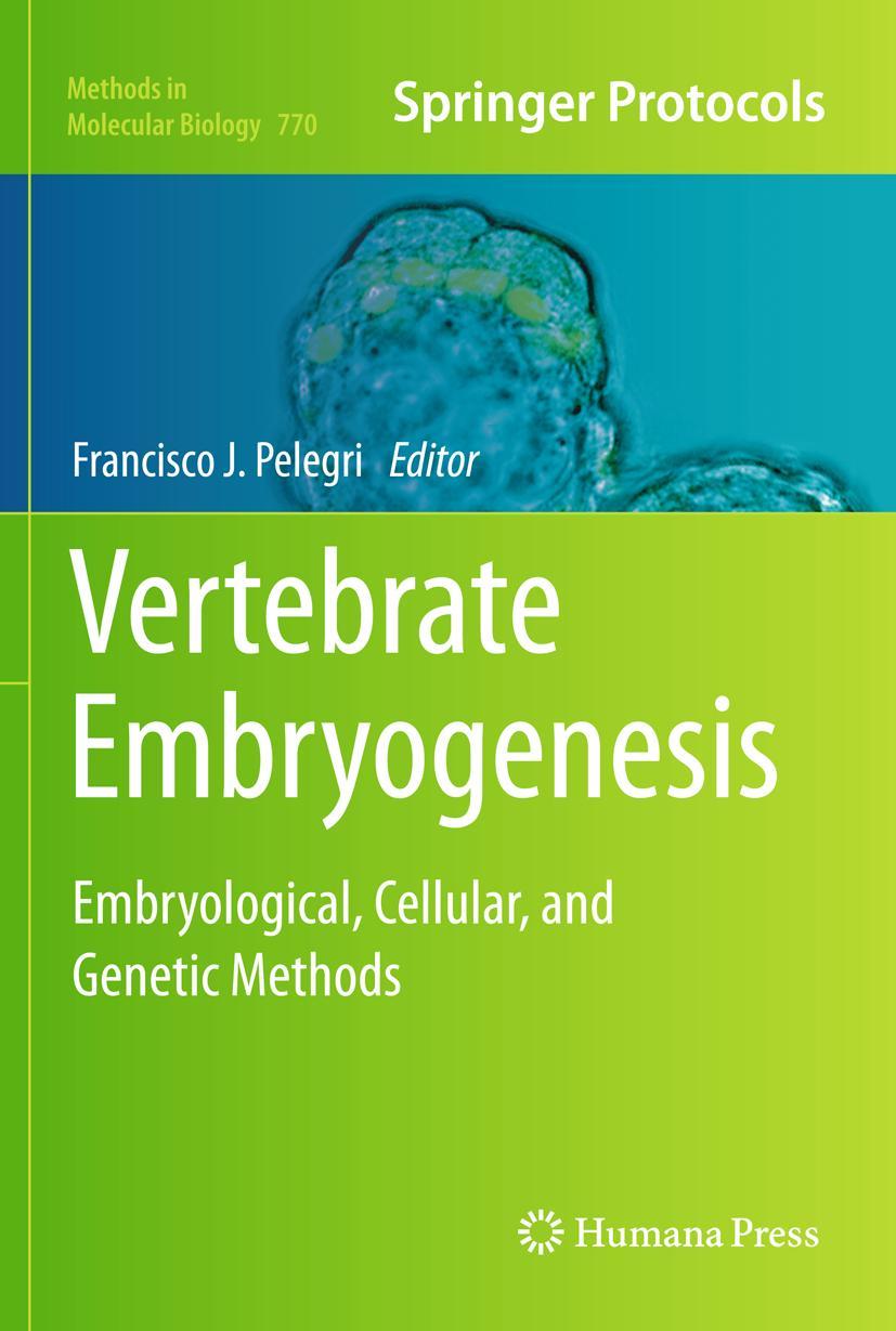 Vorderes Coverbild Vertebrate Embryogenesis