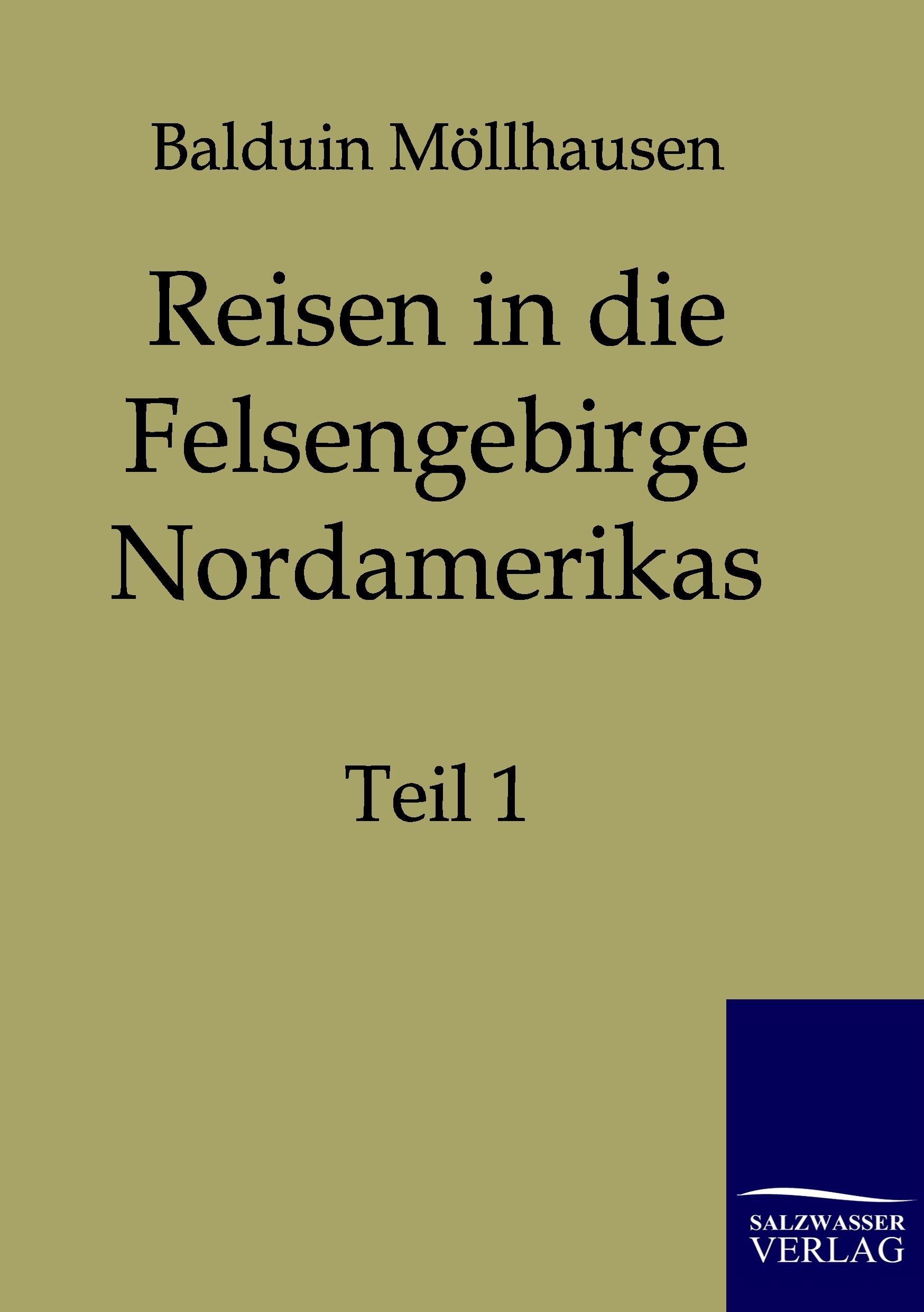 Vorderes Coverbild Reisen in die Felsengebirge Nordamerikas