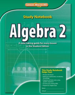 Vorderes Coverbild Algebra 2, Study Notebook