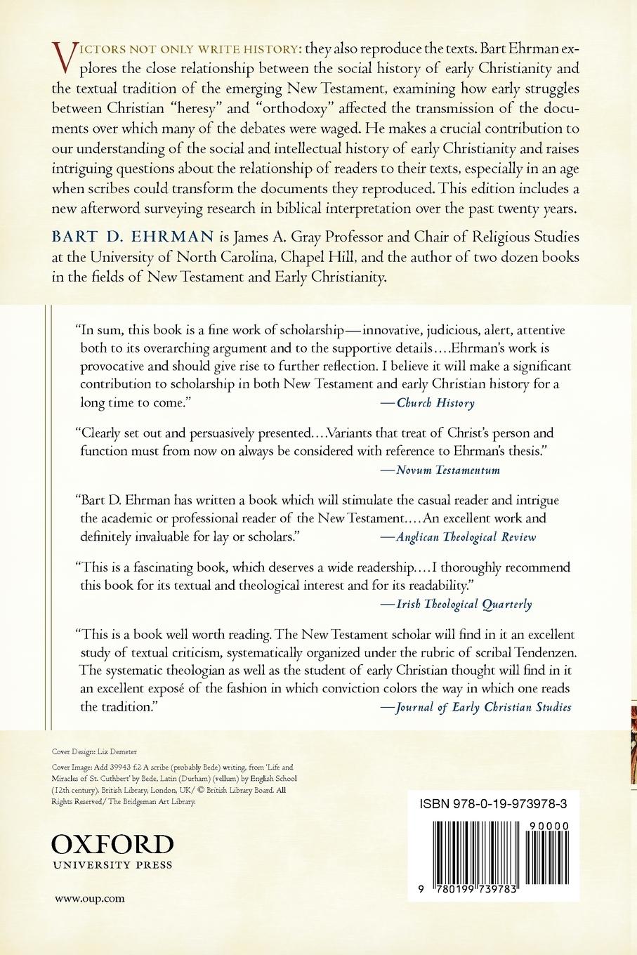 Rückseitencover The Orthodox Corruption of Scripture