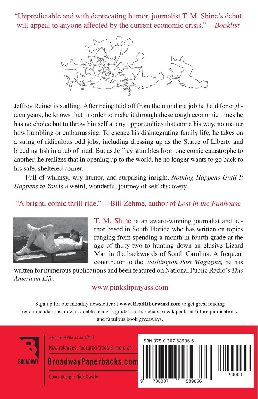 Rückseitencover Nothing Happens Until It Happens to You