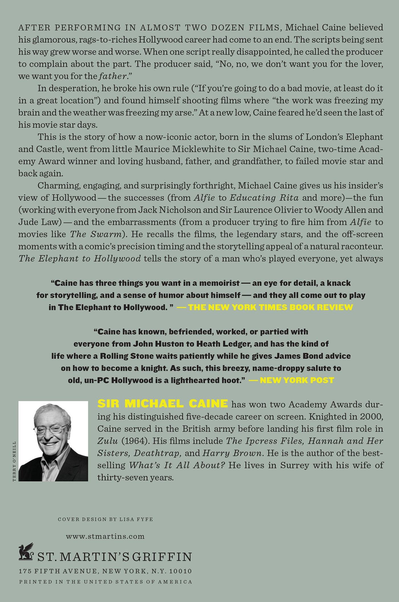 Rückseitencover Elephant to Hollywood