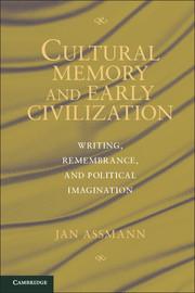 Vorderes Coverbild Cultural Memory and Early Civilization