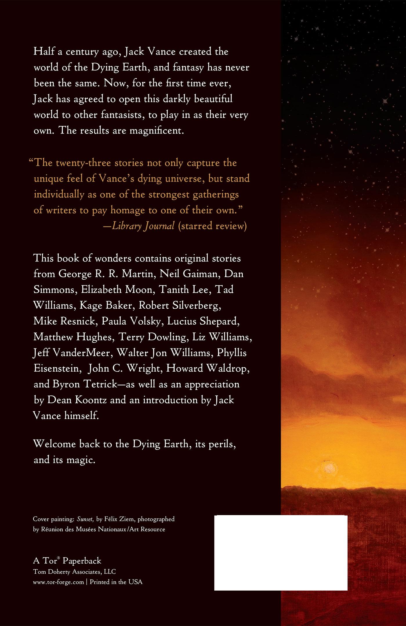 Rückseitencover Songs of the Dying Earth