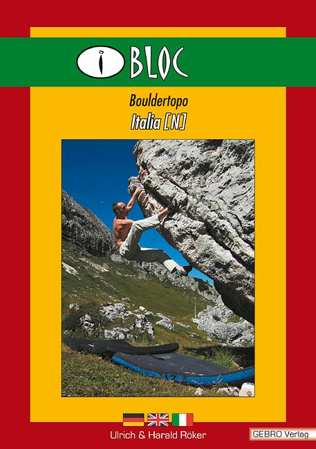 Vorderes Coverbild iBloc Bouldertopo Italia