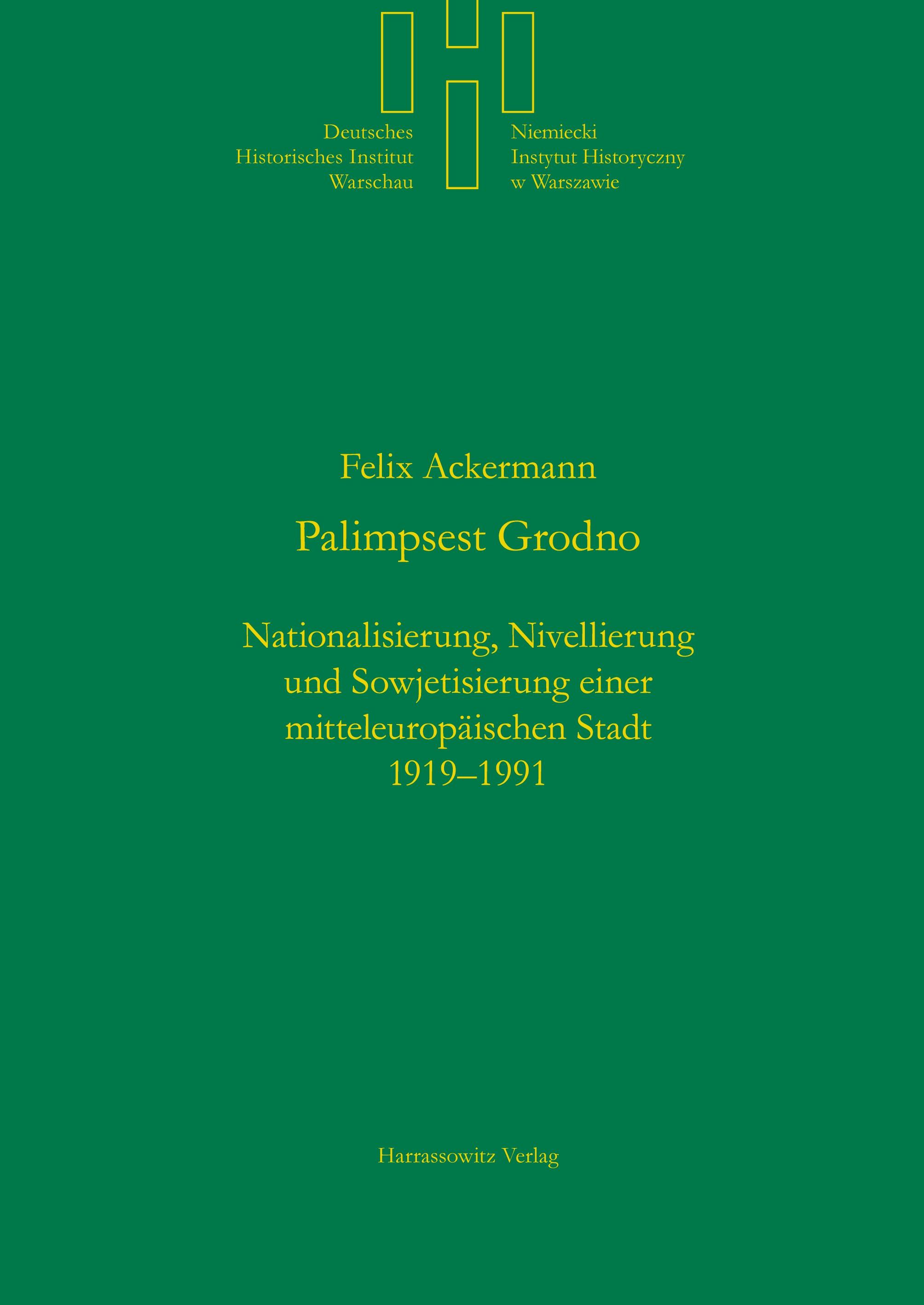 Vorderes Coverbild Palimpsest Grodno
