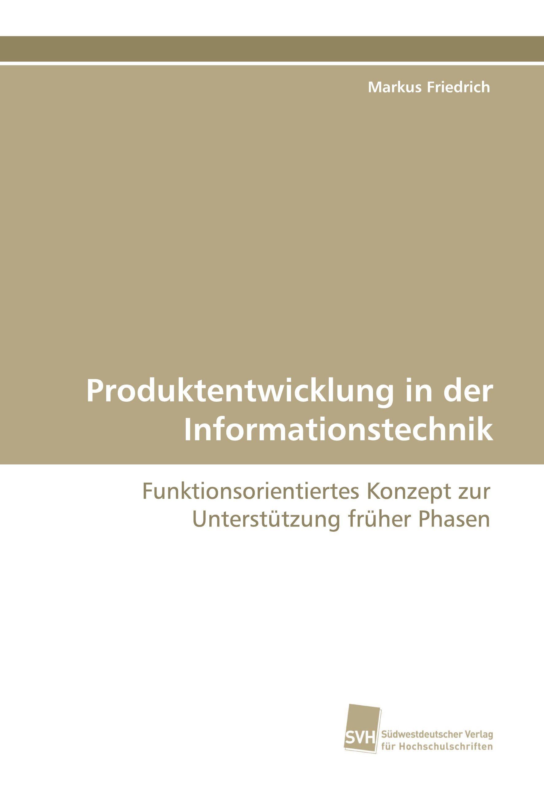 Vorderes Coverbild Produktentwicklung in der Informationstechnik