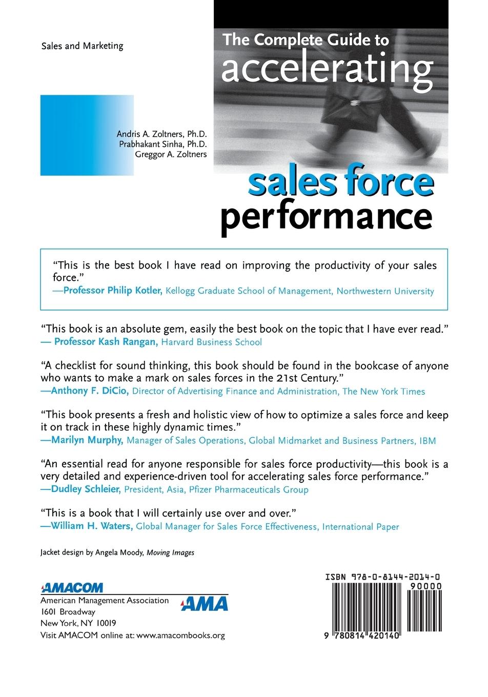 Rückseitencover The Complete Guide to Accelerating Sales Force Performance