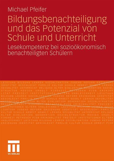 Vorderes Coverbild Bildungsbenachteiligung und das Potenzial von Schule und Unterricht