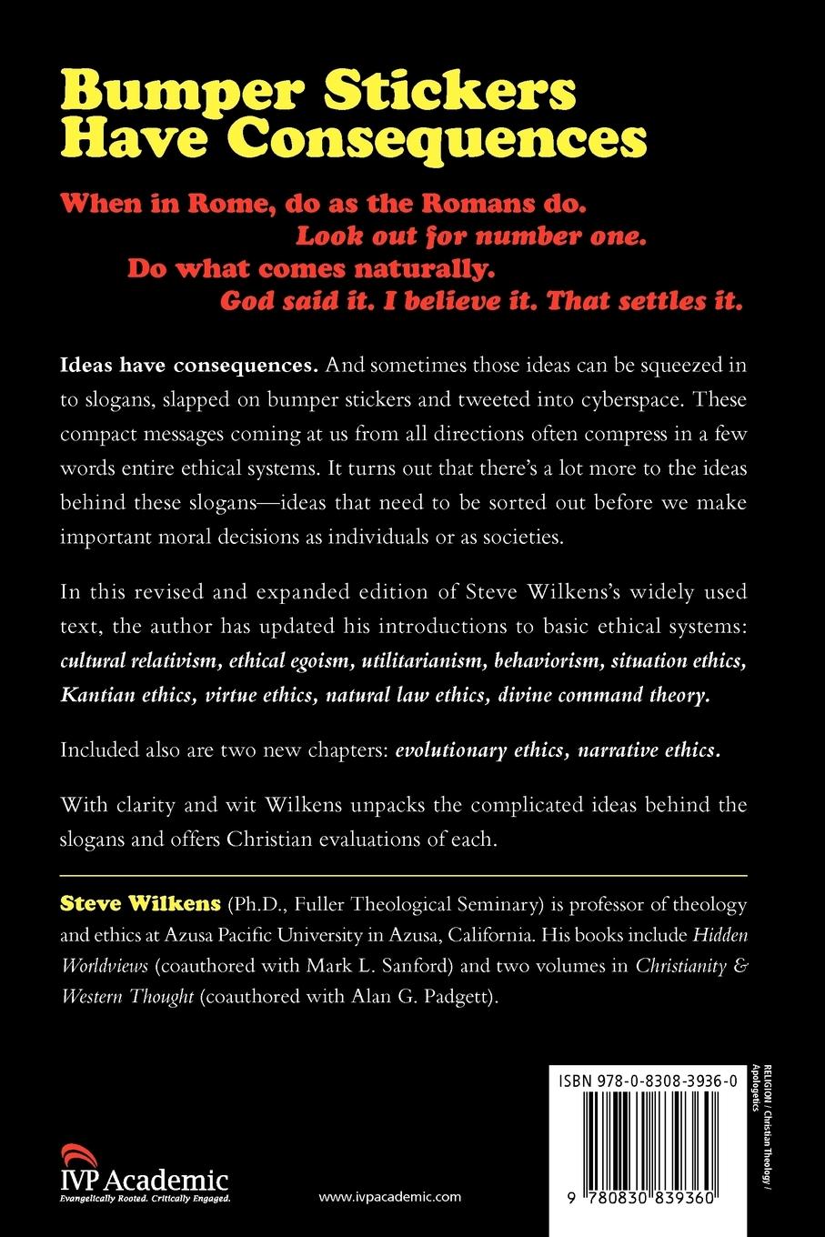Rückseitencover Beyond Bumper Sticker Ethics