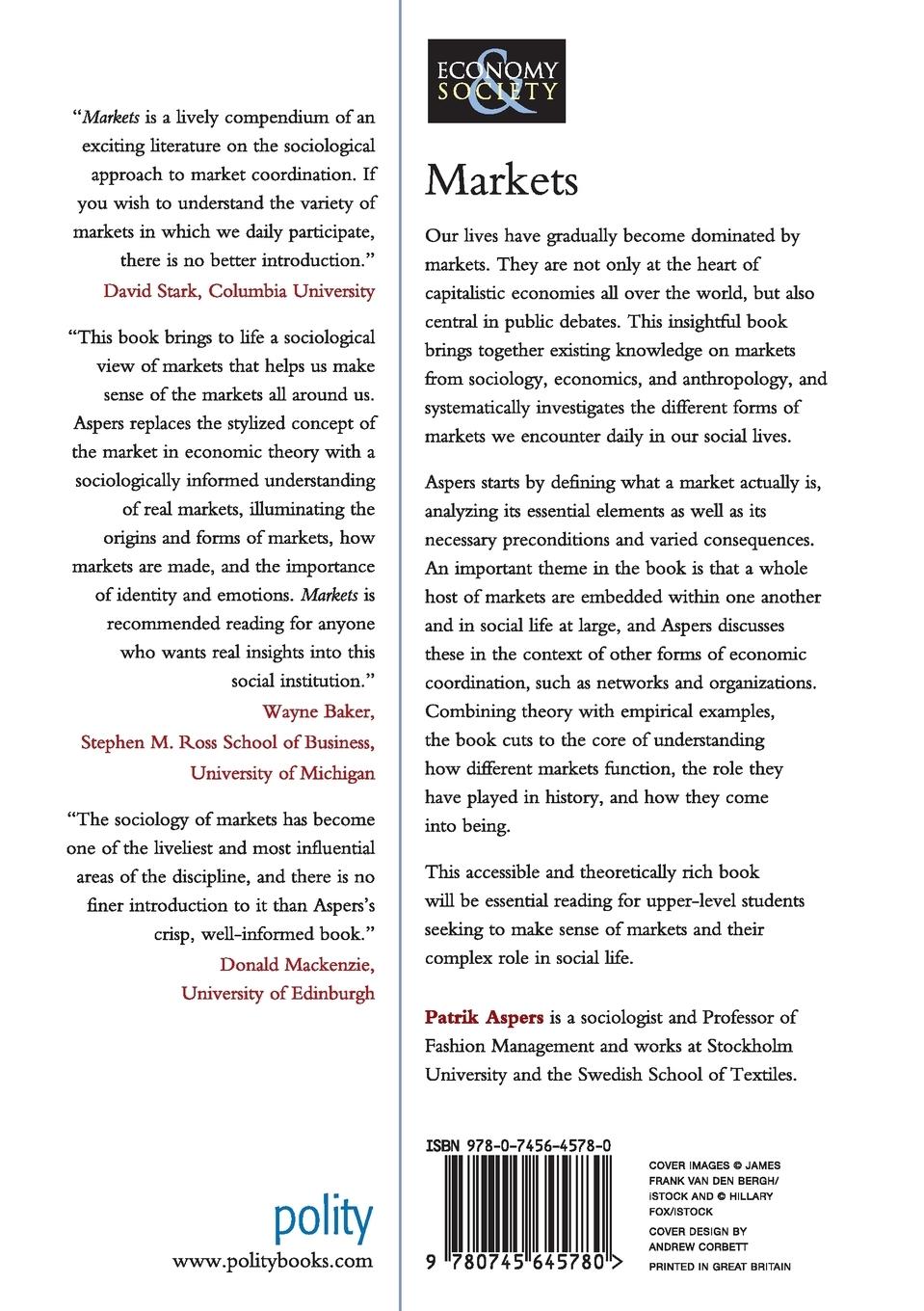 Rückseitencover Markets