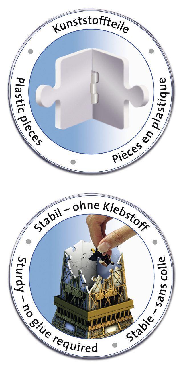 Beispielinhalt (Bild) Eiffel Tower 3D Puzzle