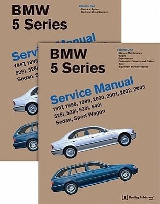 Vorderes Coverbild BMW 5 Series 2 Vol (E39 Service Manual: 1997, 1998, 1999, 2000, 2001, 2002, 2003