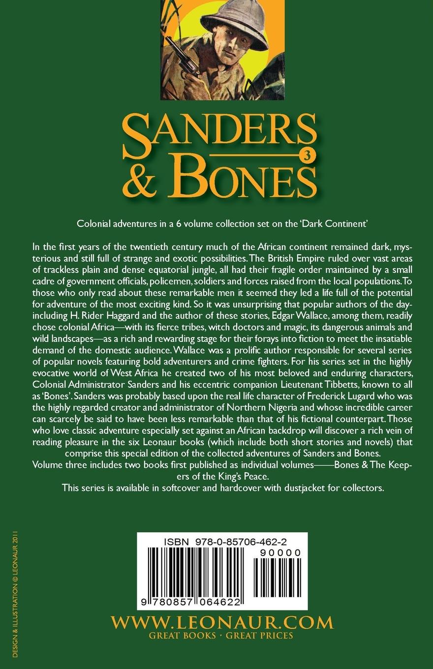 Rückseitencover Sanders & Bones-The African Adventures
