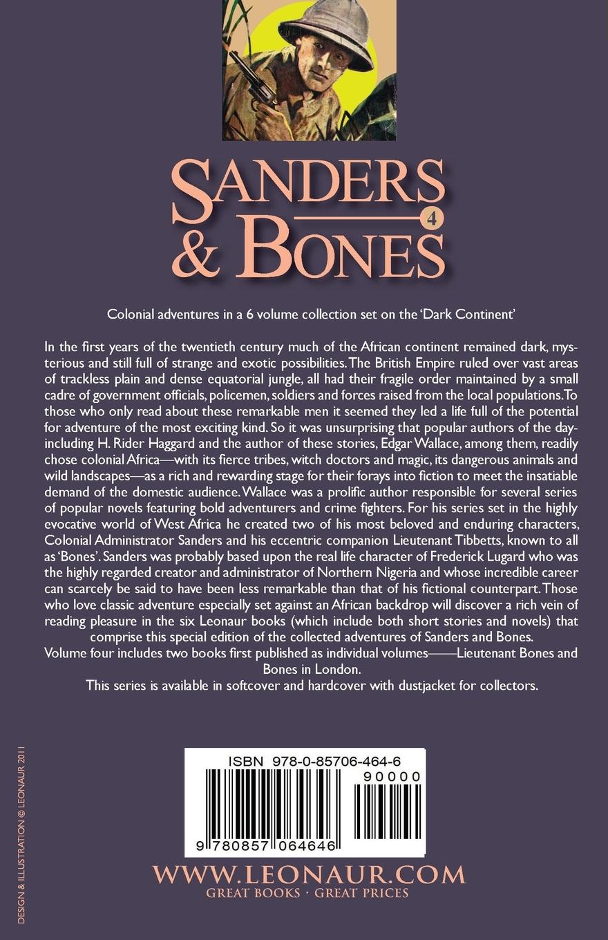 Rückseitencover Sanders & Bones-The African Adventures
