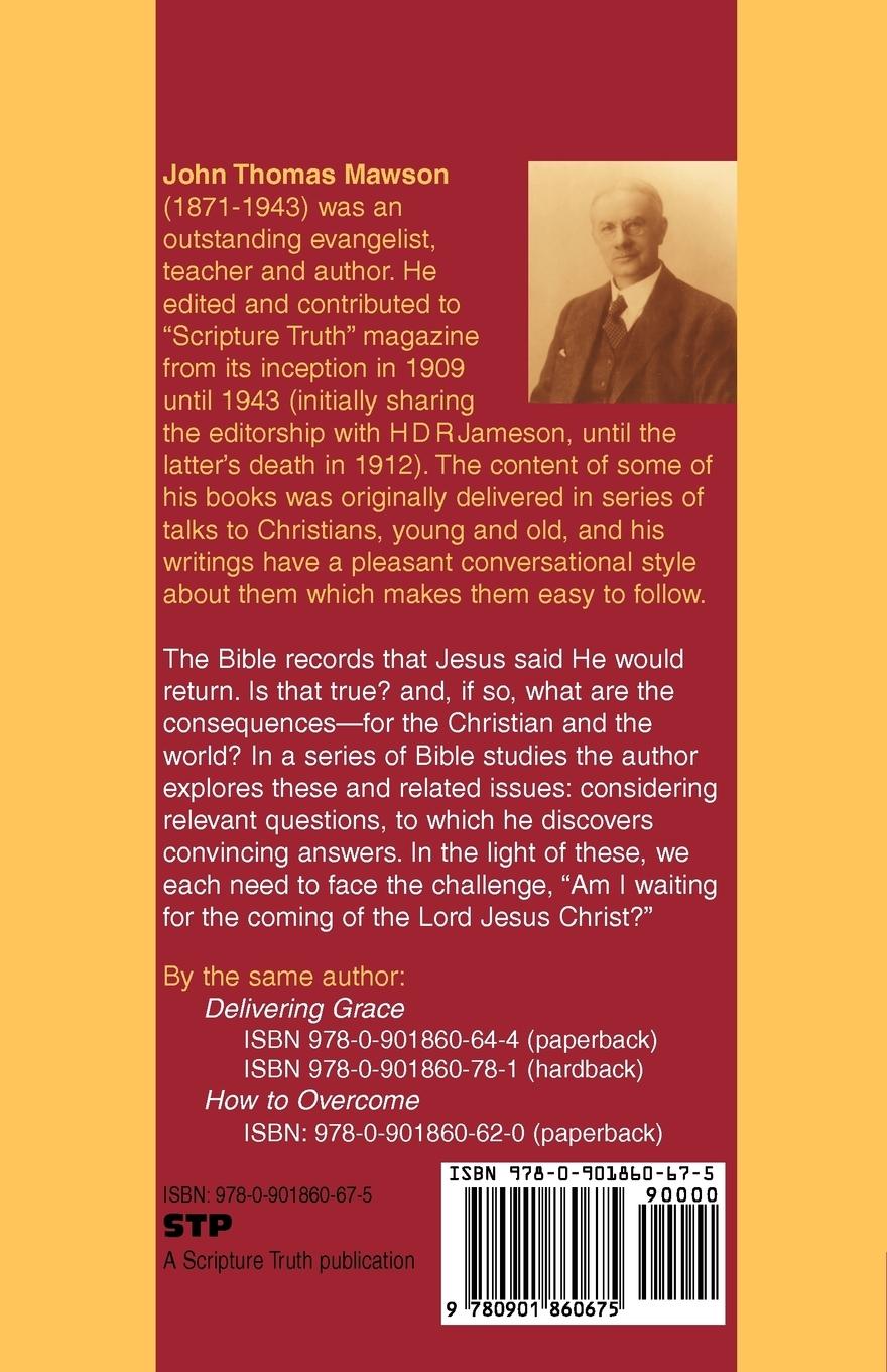 Rückseitencover "Waiting for the Coming"