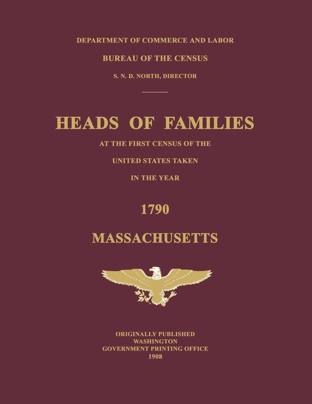 Vorderes Coverbild Heads of Families at the First Census of the United States Taken in the Year 1790