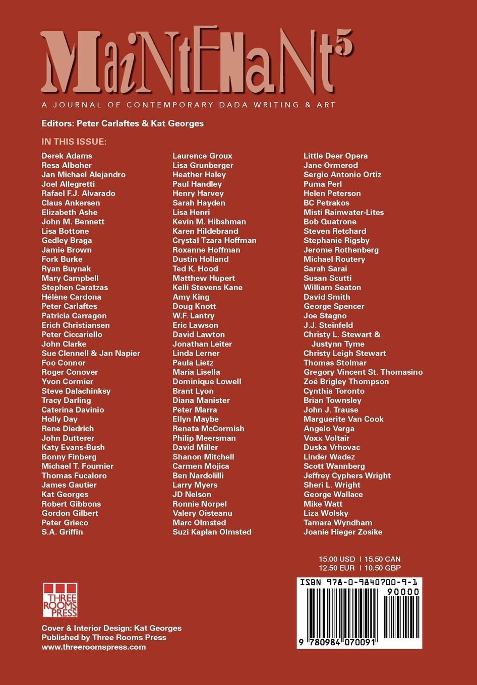 Rückseitencover Maintenant 5