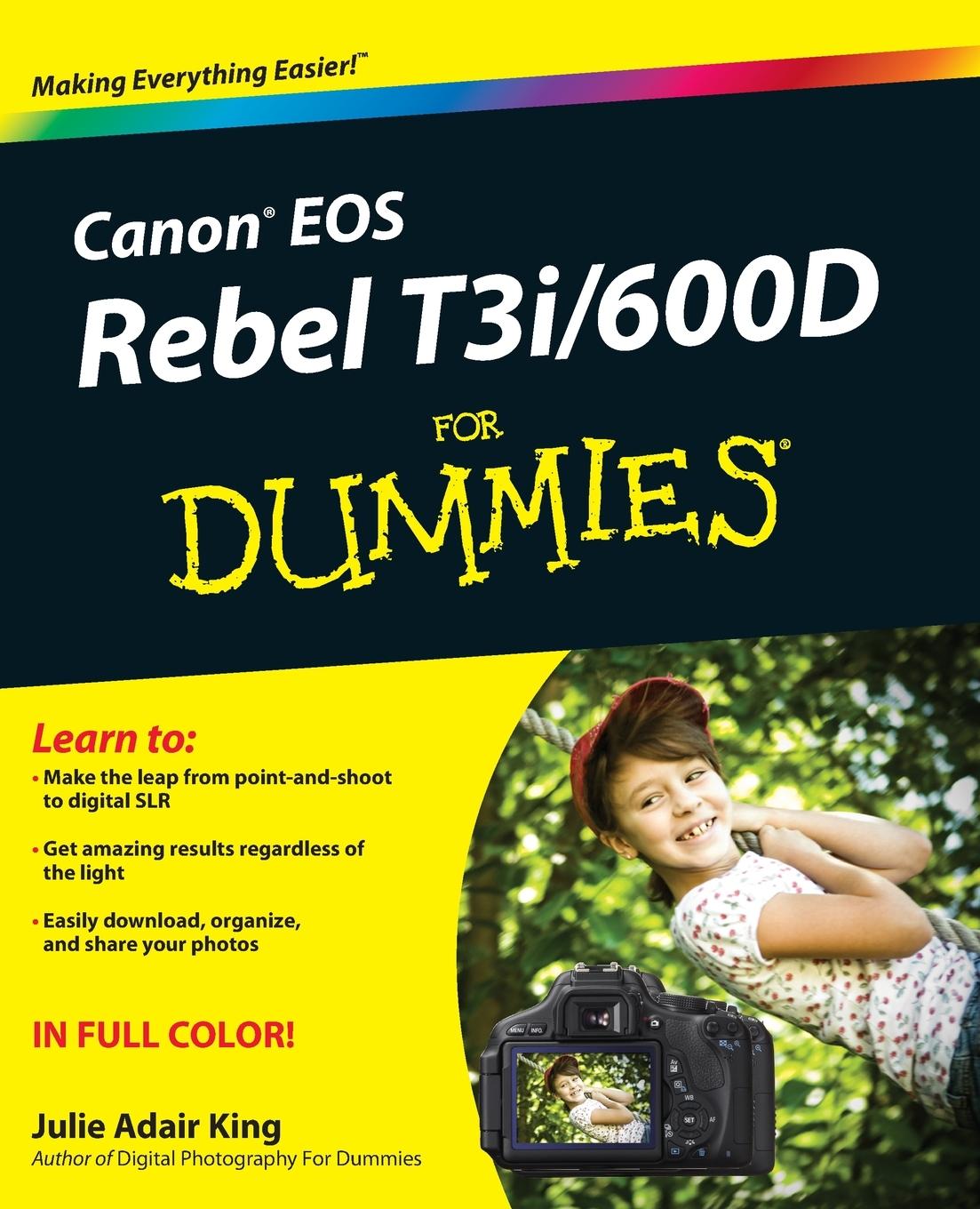 Vorderes Coverbild Canon EOS Rebel T3i / 600d for Dummies