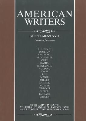 Vorderes Coverbild American Writers, Supplement XXII