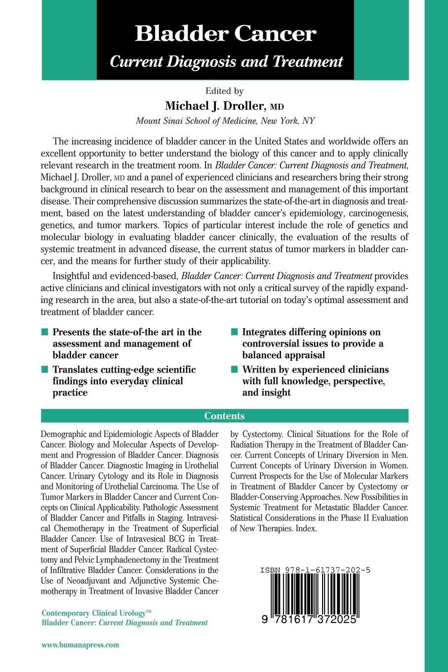 Rückseitencover Bladder Cancer