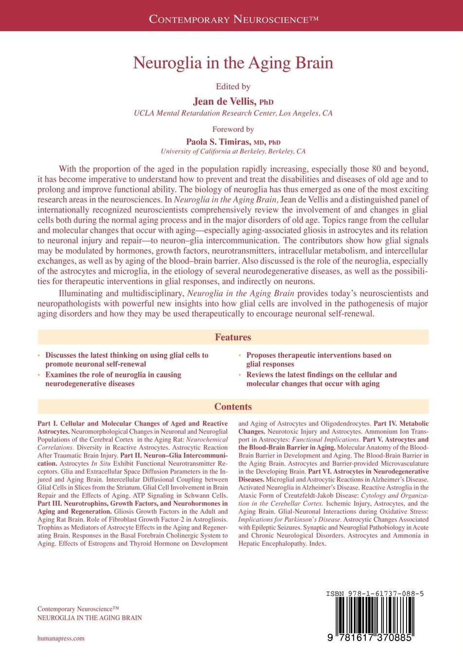 Rückseitencover Neuroglia in the Aging Brain