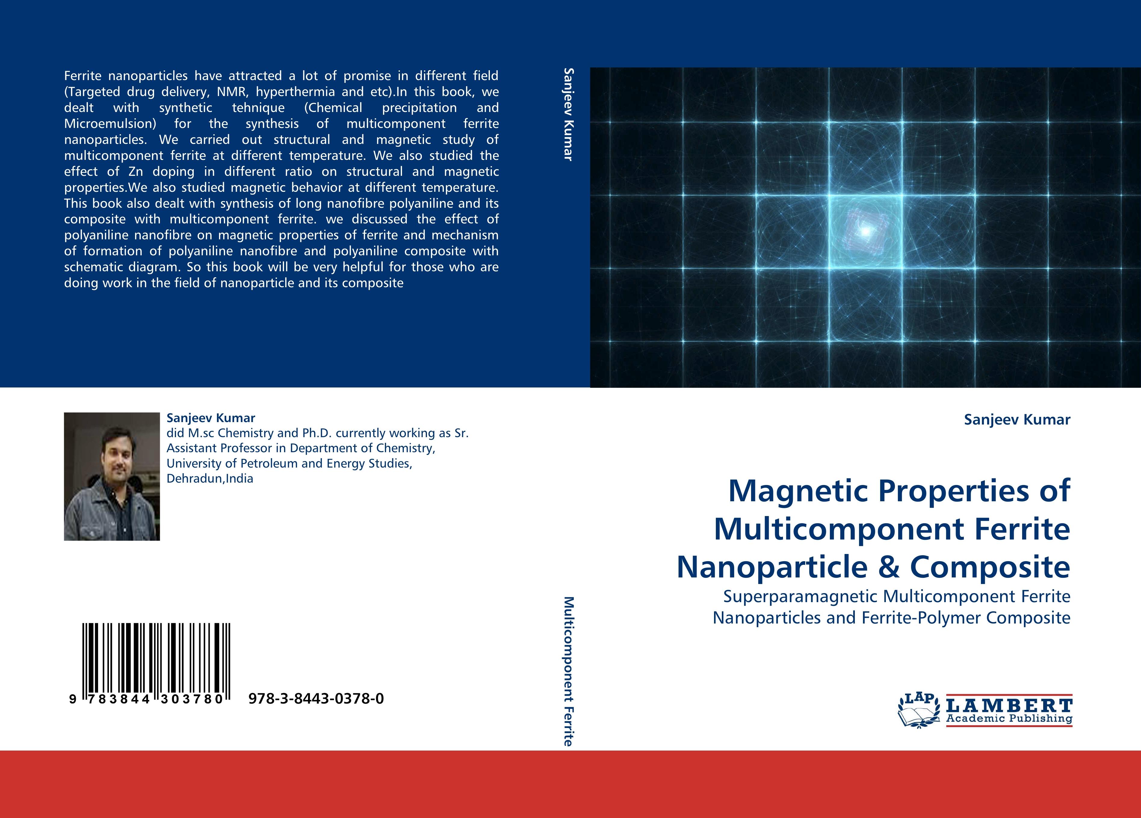 Vorderes Coverbild Magnetic Properties of Multicomponent Ferrite Nanoparticle & Composite