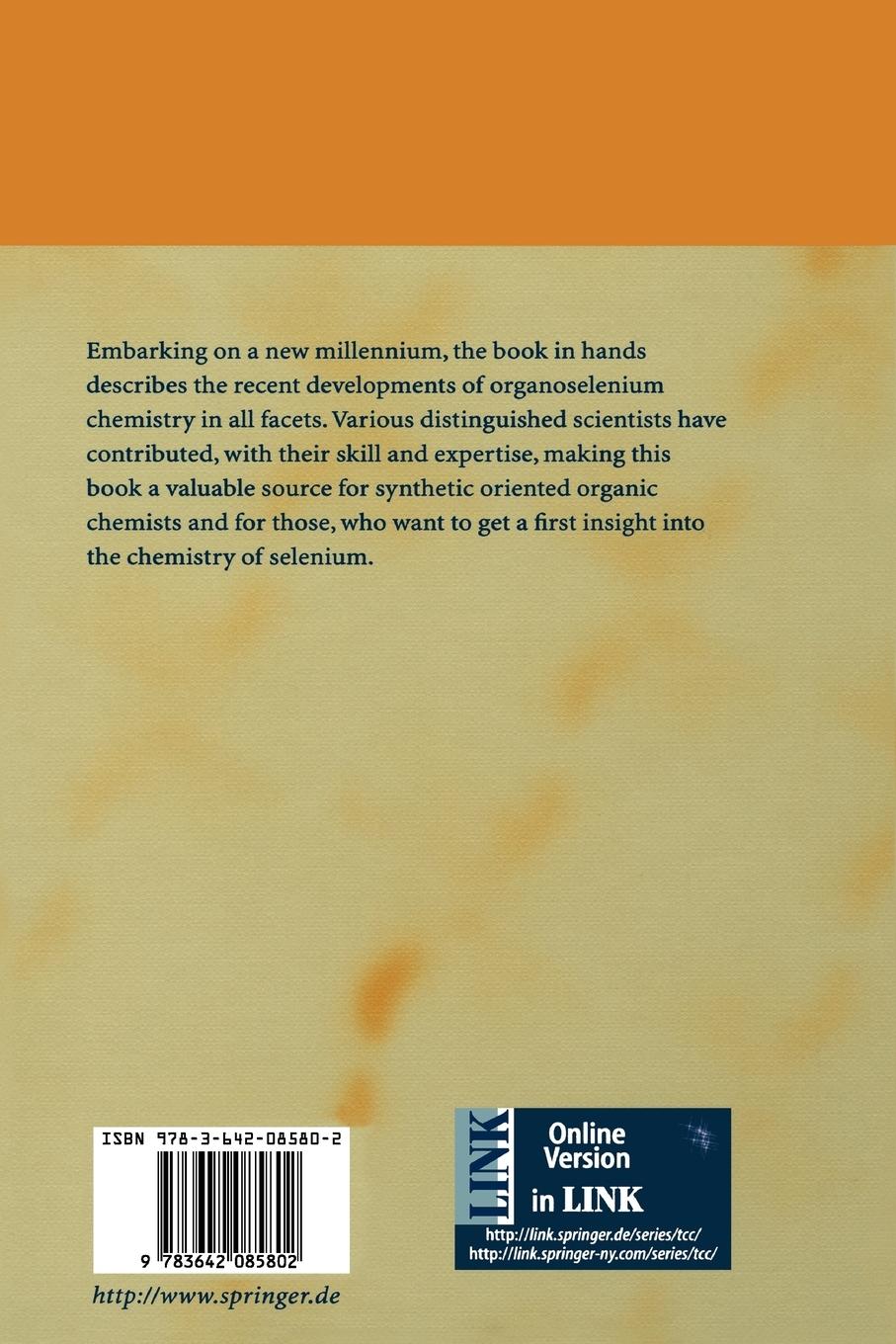 Rückseitencover Organoselenium Chemistry
