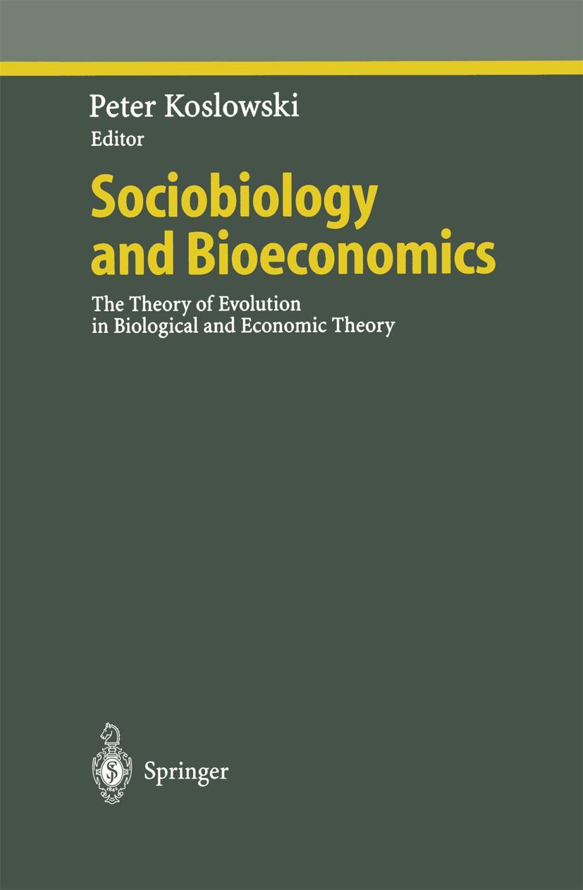 Vorderes Coverbild Sociobiology and Bioeconomics
