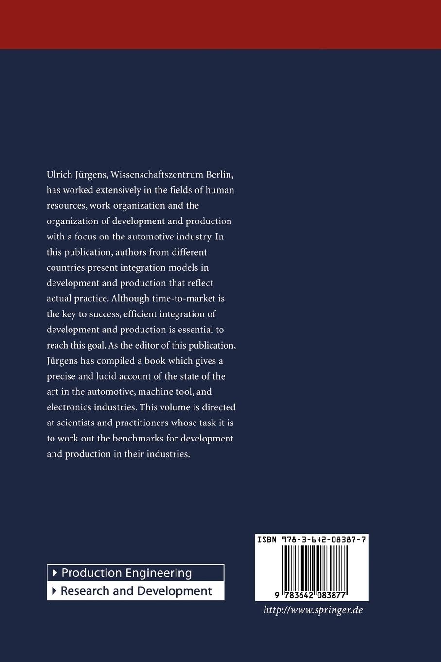 Rückseitencover New Product Development and Production Networks