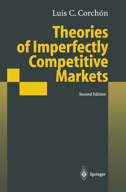 Vorderes Coverbild Theories of Imperfectly Competitive Markets