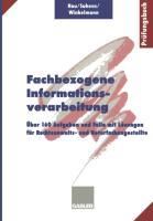 Vorderes Coverbild Fachbezogene Informationsverarbeitung