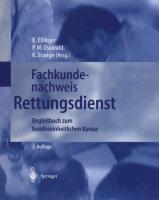 Vorderes Coverbild Fachkundenachweis Rettungsdienst