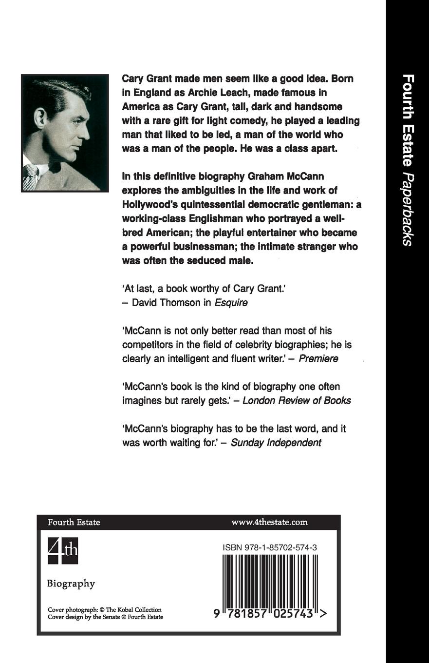 Rückseitencover Cary Grant
