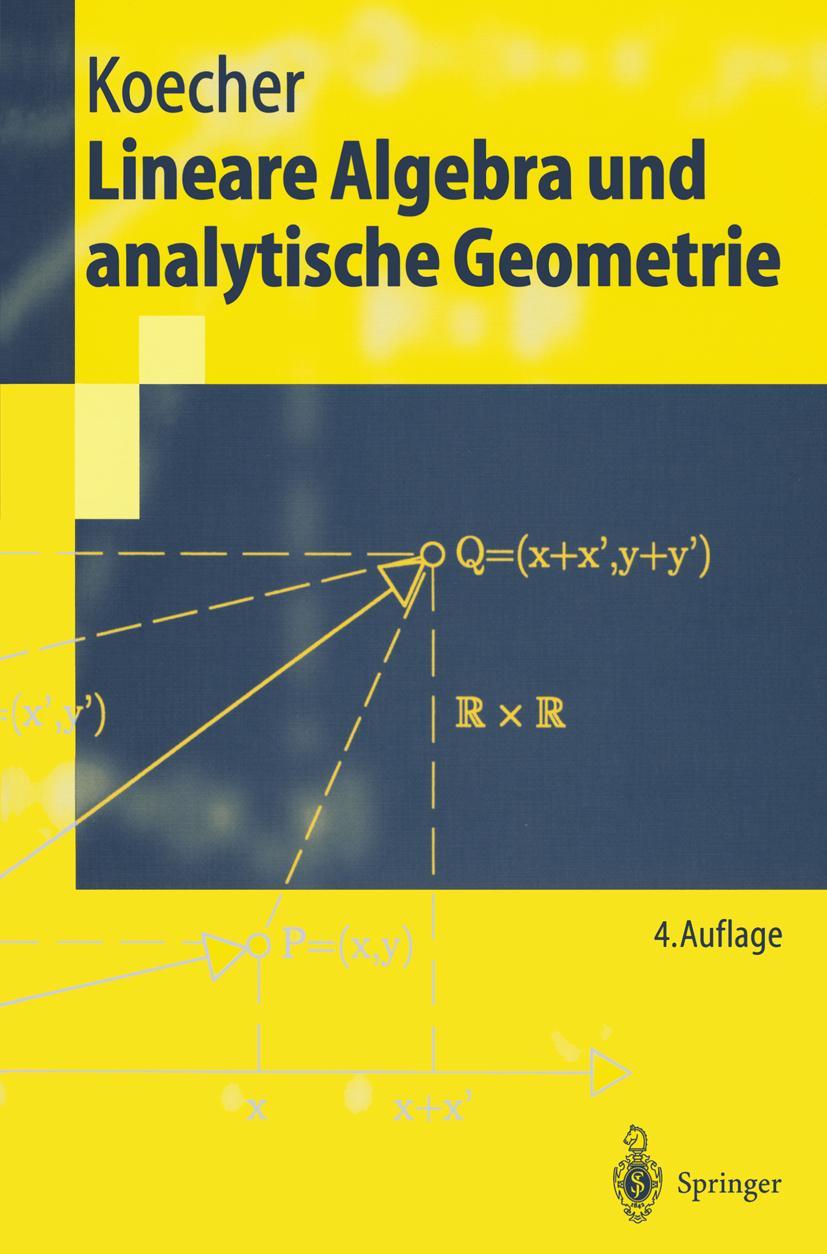 Vorderes Coverbild Lineare Algebra und analytische Geometrie