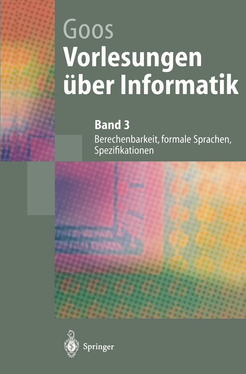 Vorderes Coverbild Vorlesungen über Informatik