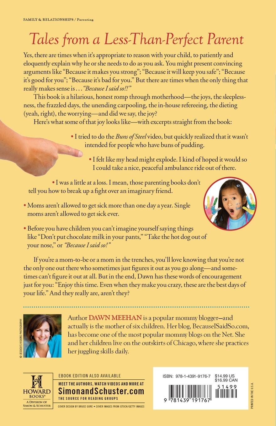 Rückseitencover Because I Said So