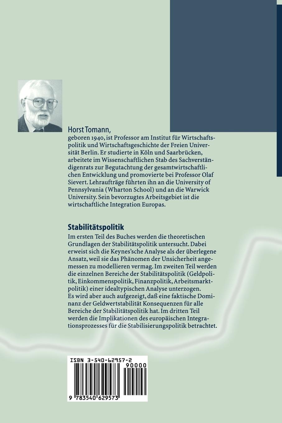 Rückseitencover Stabilitätspolitik