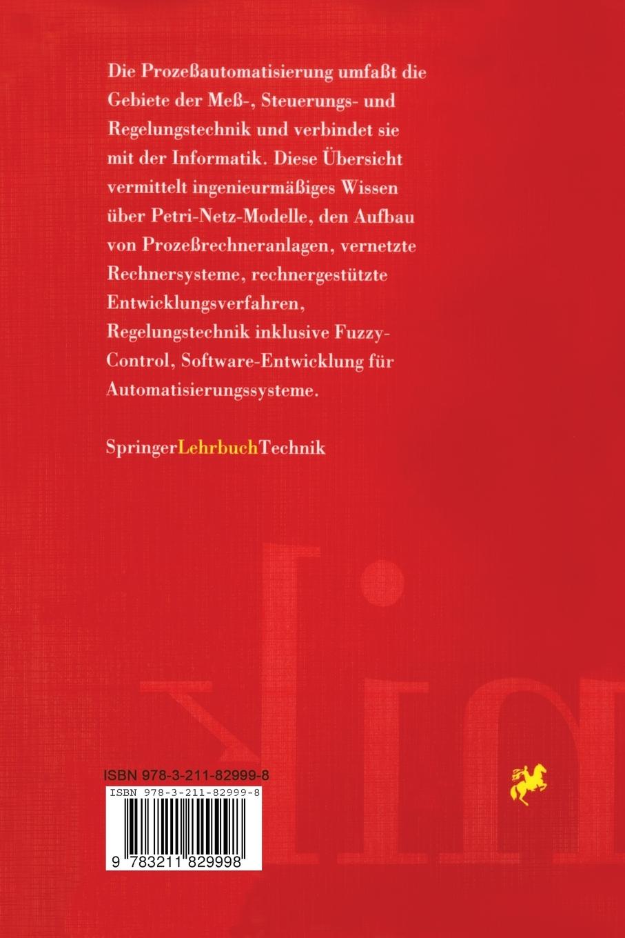Rückseitencover Prozeßautomatisierung