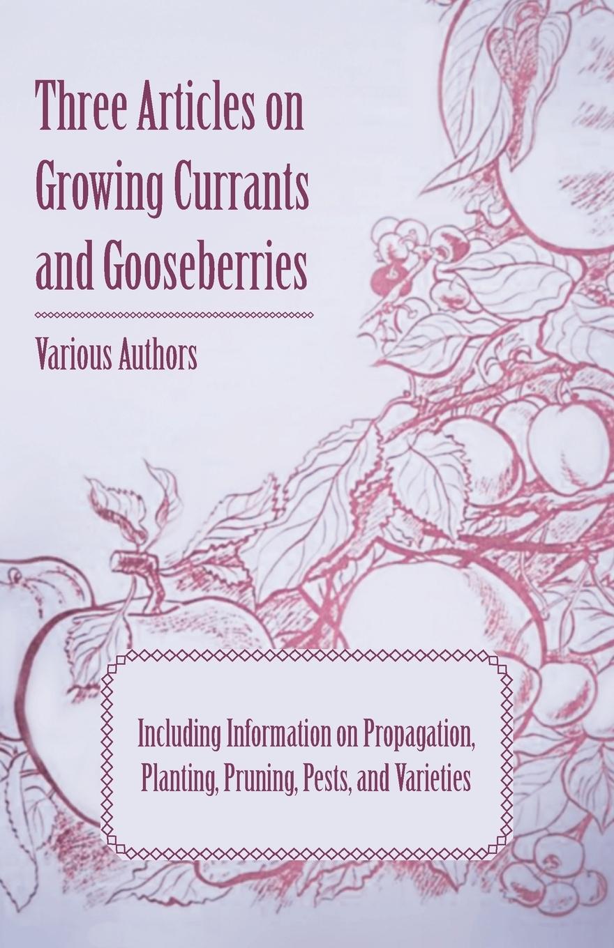Vorderes Coverbild Three Articles on Growing Currants and Gooseberries - Including Information on Propagation, Planting, Pruning, Pests, Varieties