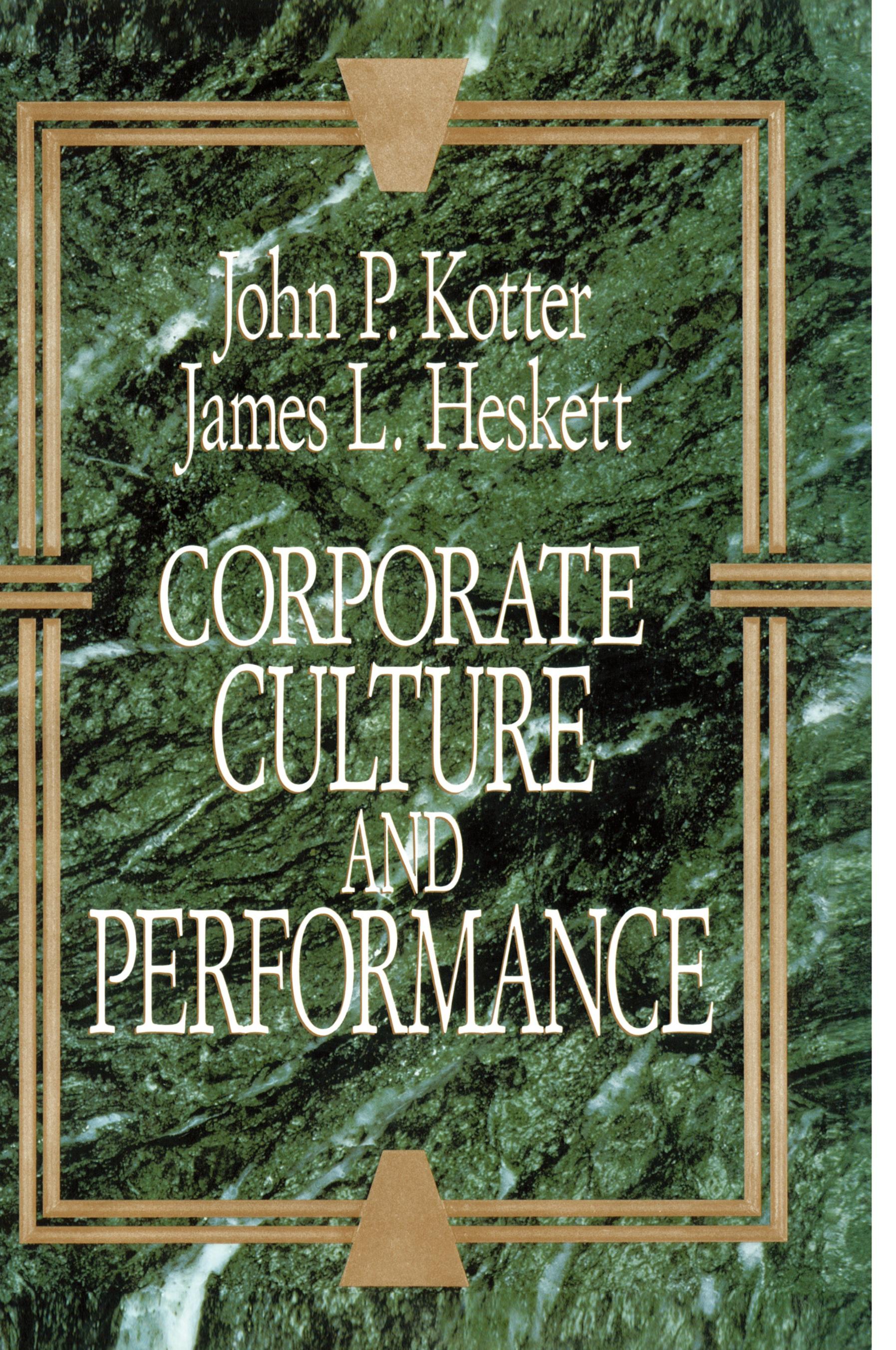 Vorderes Coverbild Corporate Culture and Performance