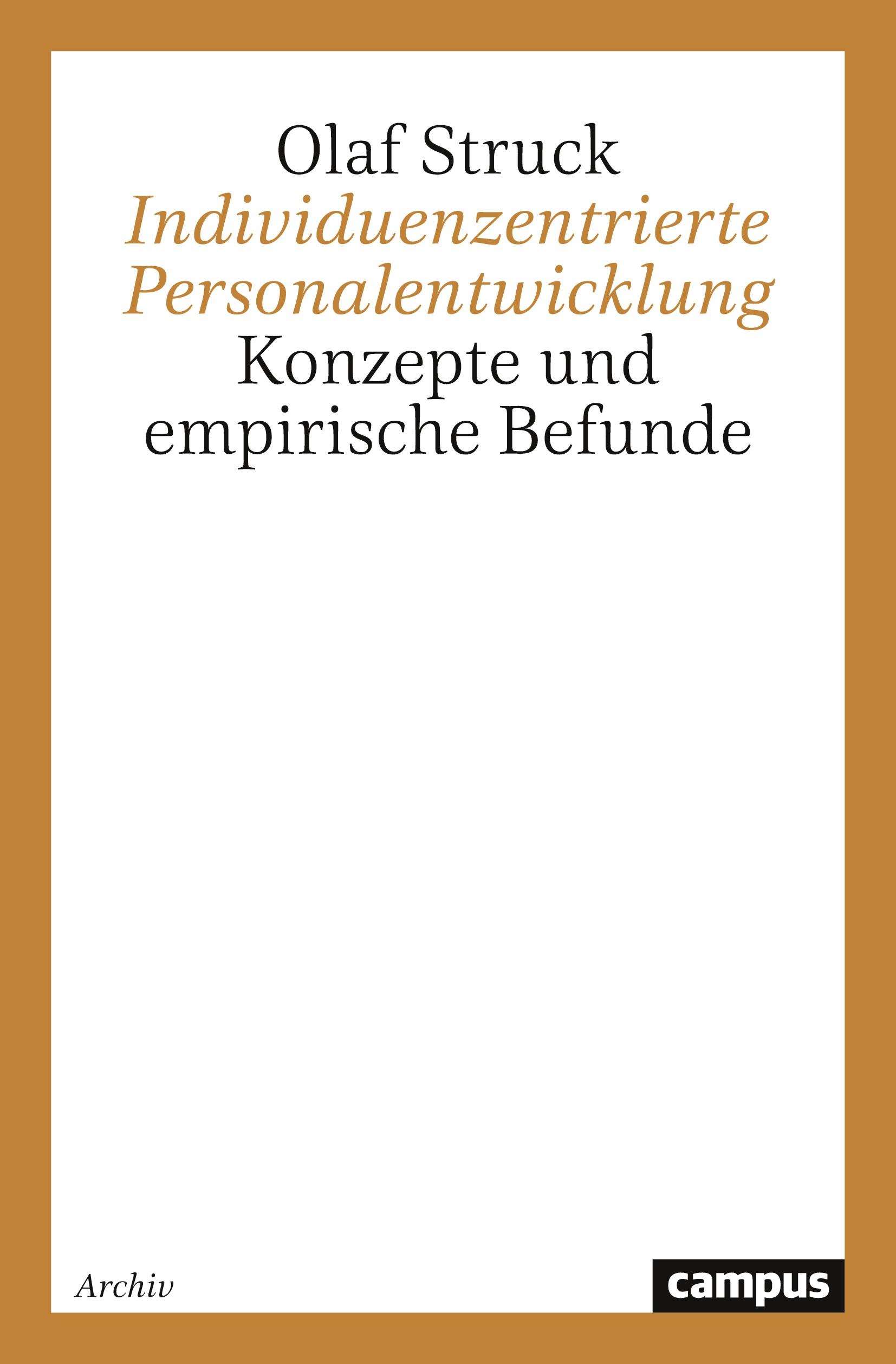 Vorderes Coverbild Individuenzentrierte Personalentwicklung